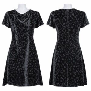 NEW Tomas Maier Velvet Heart Print Dress